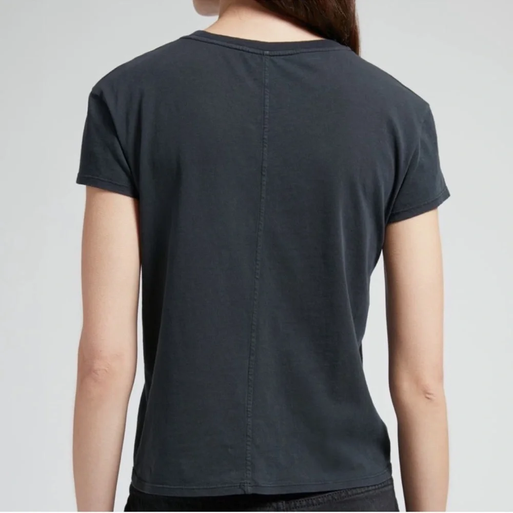 The Row Tori Organic Cotton T-Shirt in Black - Picture 2 of 8